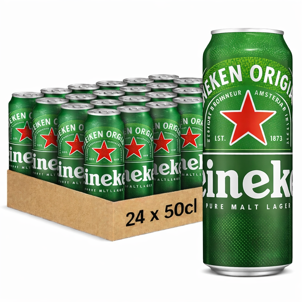 Heineken Canette 50 cl (carton de 24)