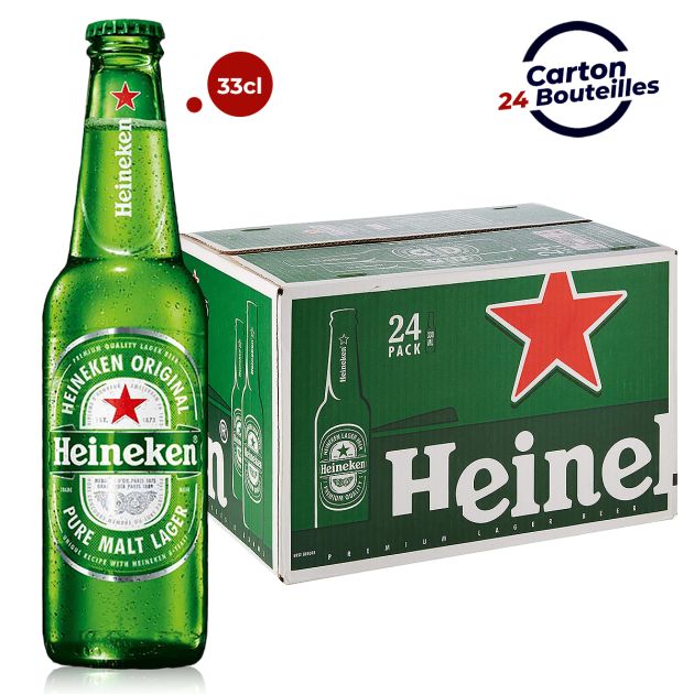 Heineken 30 cl (carton de 24)